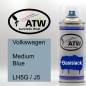 Preview: Volkswagen, Medium Blue, LH5G / J5: 400ml Sprühdose, von ATW Autoteile West.